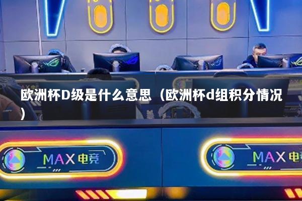 欧洲杯D级是什么意思(欧洲杯d组积分情况)